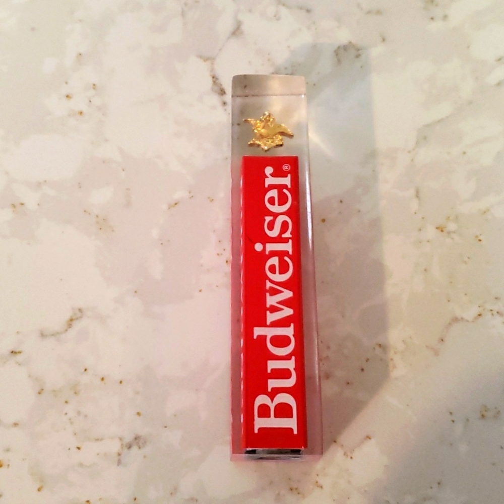 Vintage Budweiser acrylic tap handle
